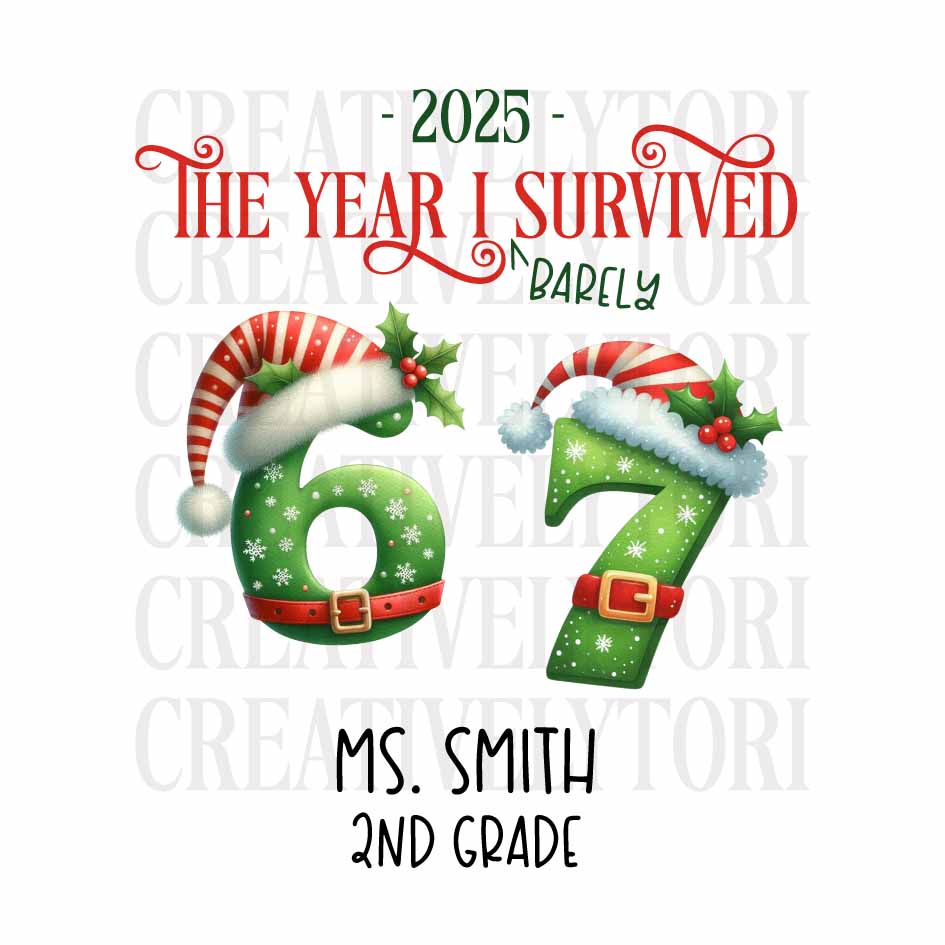 6/7 Christmas Ornament