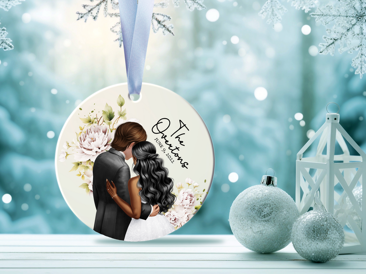 Wedding Date Ornament