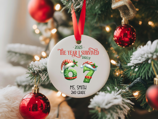 6/7 Christmas Ornament