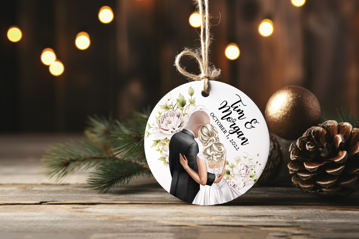 Wedding Date Ornament